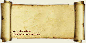 Janko Stojaković vizit kartica